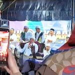 Sempat Ditolak, Habib Rizieq Bakar Semangat Jemaah Tarakan di Tengah Hujan